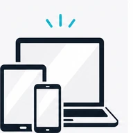 Works across devices icon